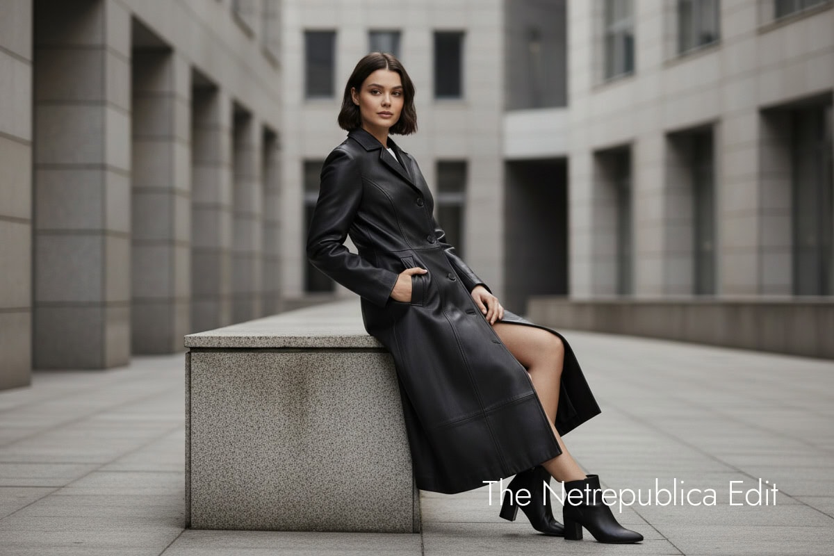 Black Leather Trench Coat That Still Feels Modern in 2026