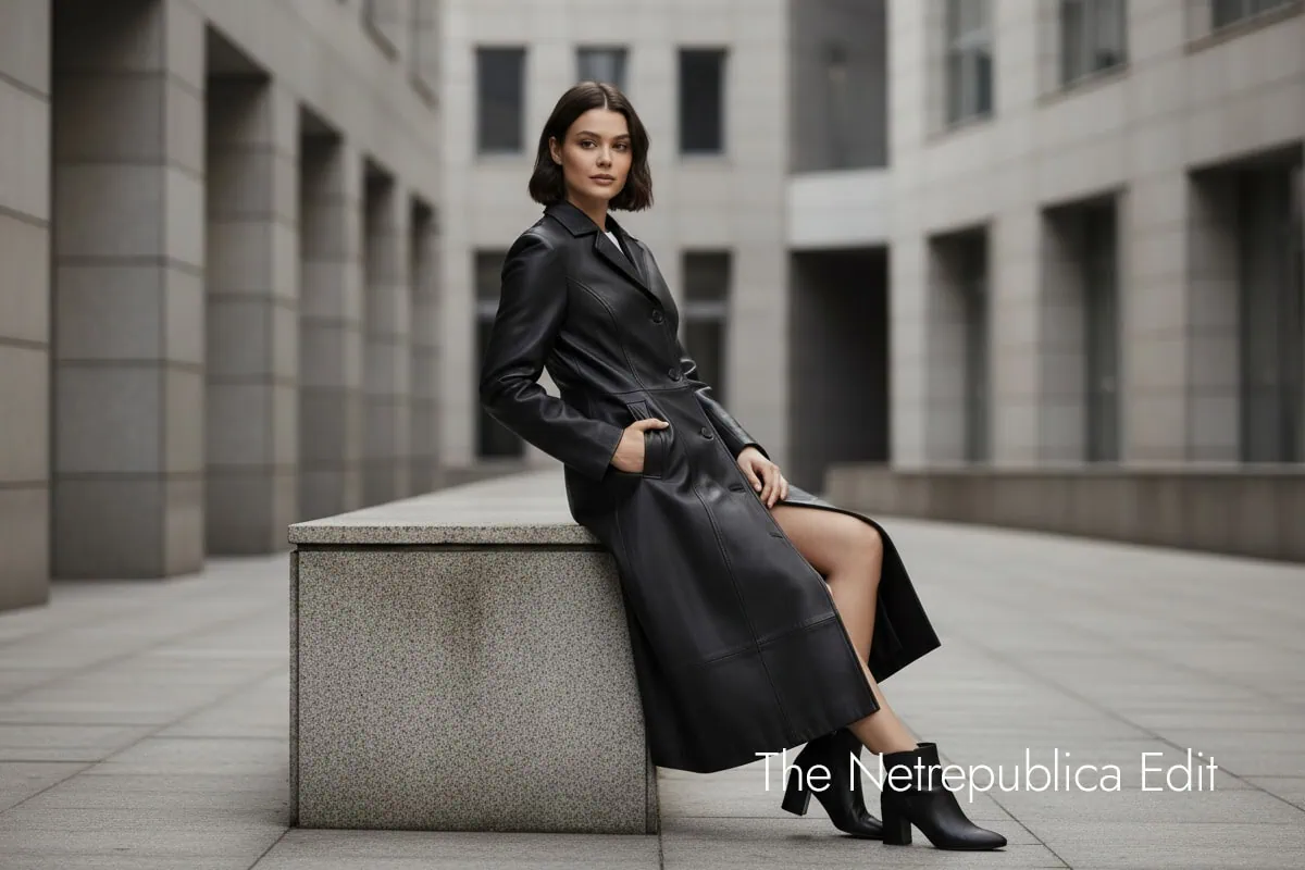 Black Leather Trench Coat That Still Feels Modern in 2026