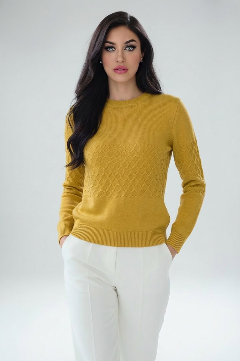 ZEAGOO-Womens-Sweaters-Long-Sleeve sophia valtine wearing a ZEAGOO Womens Sweaters Long Sleeve